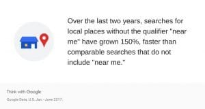 Growth of local search SEO